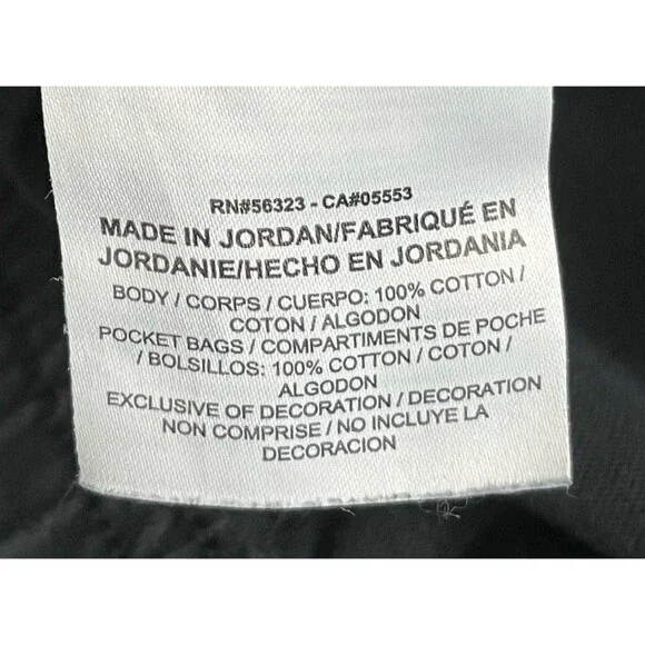 Nike Black Athletic Jogger Sweatpants Mens Sz Large 100% Cotton - Picture 9 of 9